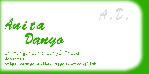 anita danyo business card